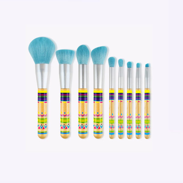 Docolor, BOHO Bamboo - 9 Pieces Makeup Brush Set